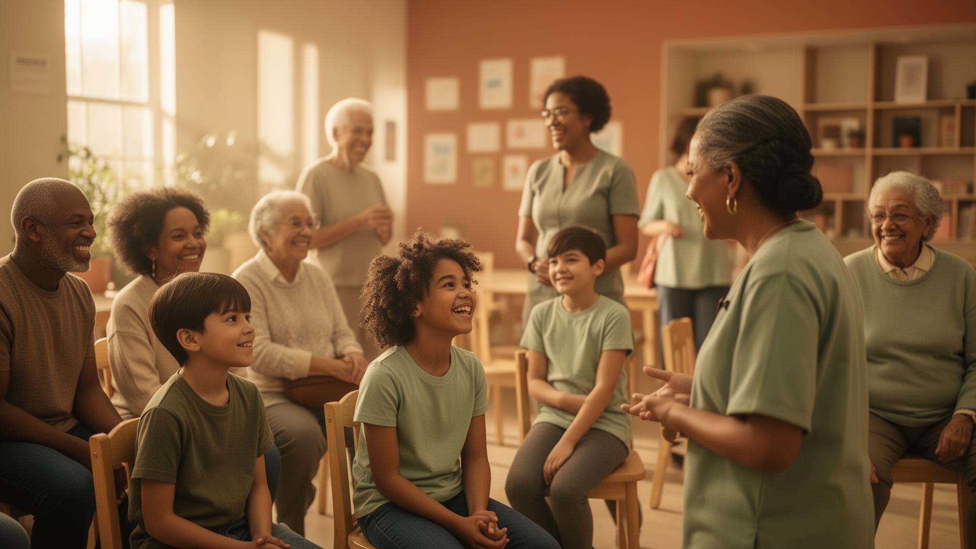 Multigenerational community gathering
